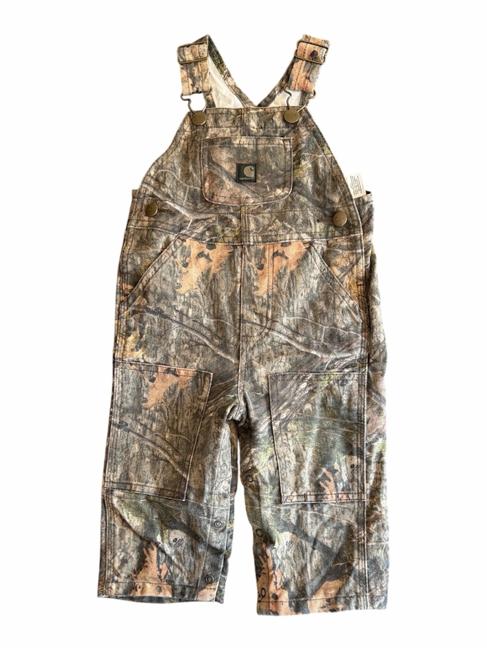 Carhartt Bib Overalls Unisex Kids Size 18 Months Tree Printed Baby Workwear